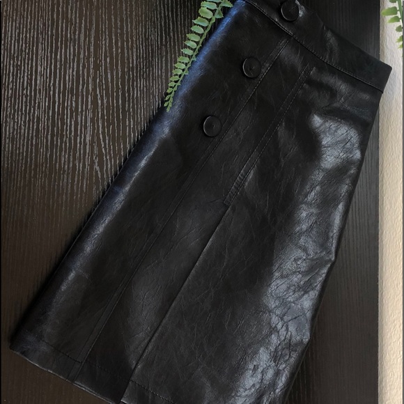 Dresses & Skirts - Faux Leather Mini Skirt